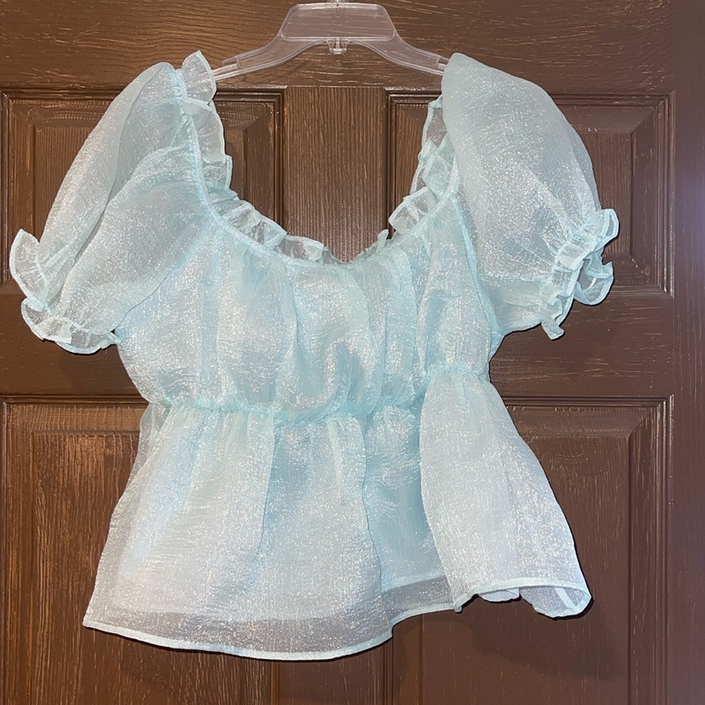 Women’s top -tulle iridescent